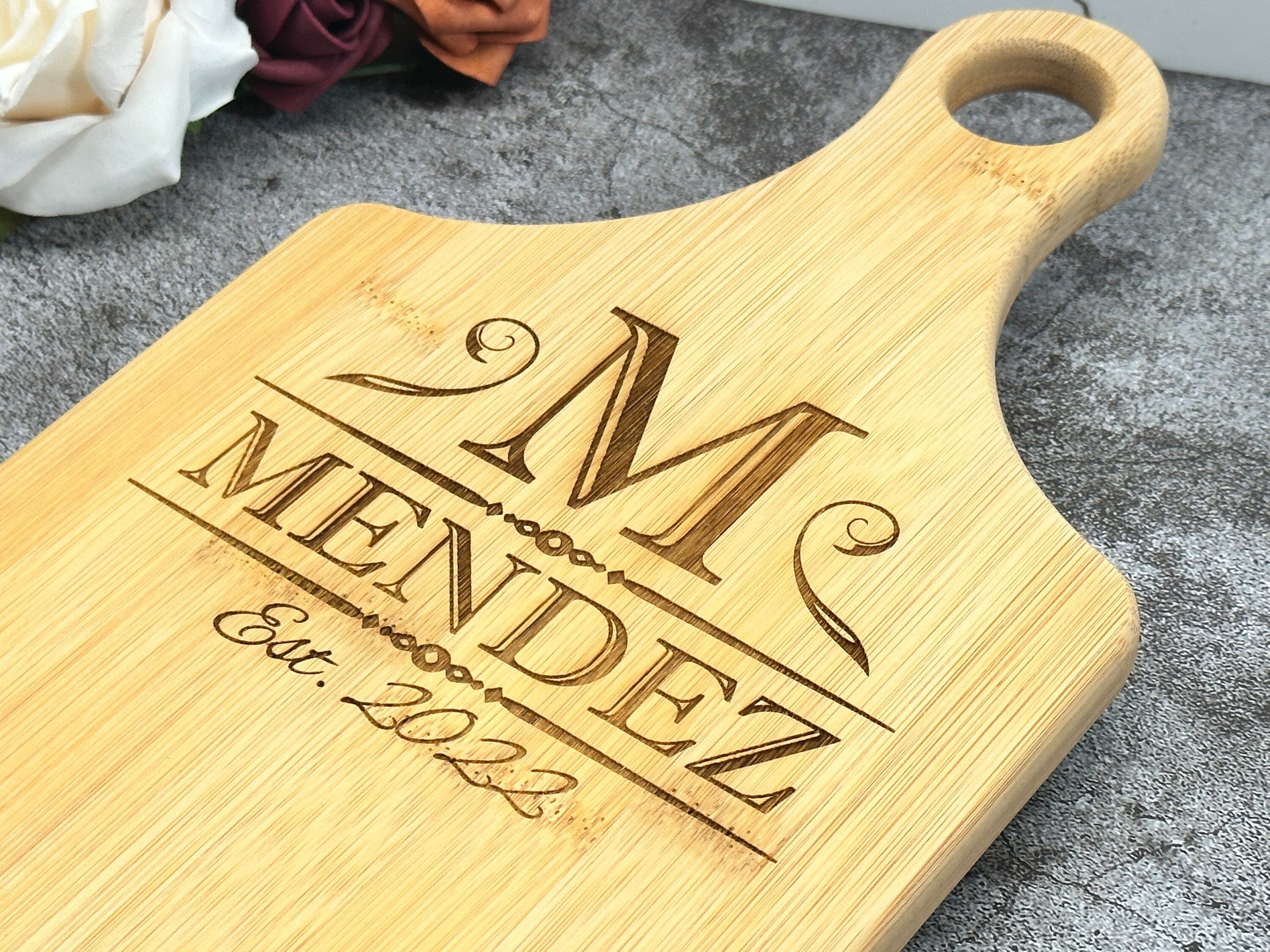 Personalized Cutting Boards for Couples Custom Mr Mrs Cutting Boards Paddle  Cutting Board Wood Engraved