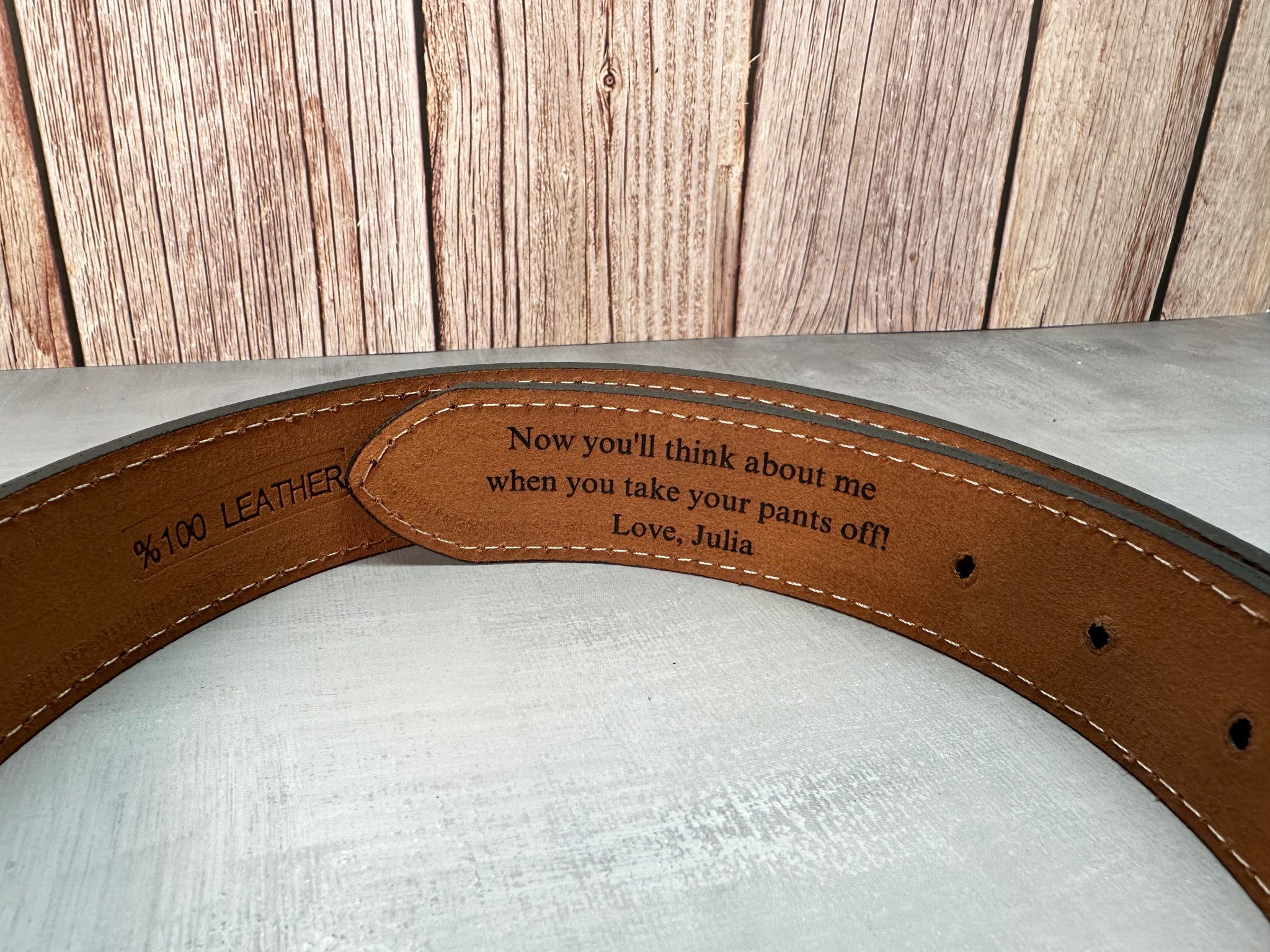 Personalized Leather Belt - Valentines Day Gift for Husband, Handcrafted Custom Belt for Him, Unique Boyfriend Gift