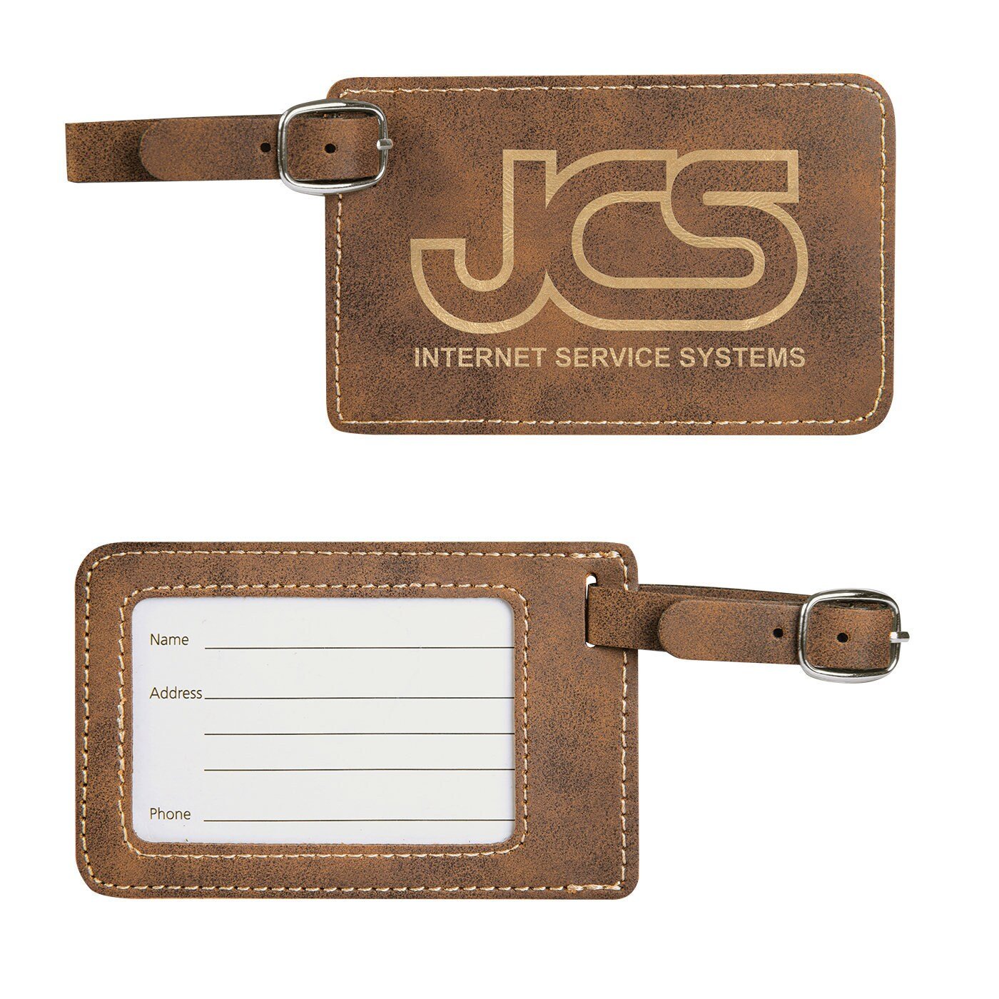 Custom Luggage Tag, Personalized Leather Luggage Tag, Luggage Tags Personalized, Monogram Luggage Tag, Engraved Luggage Tag, Luggage Tags - #EngraveToRemember# - #product+tag# - 