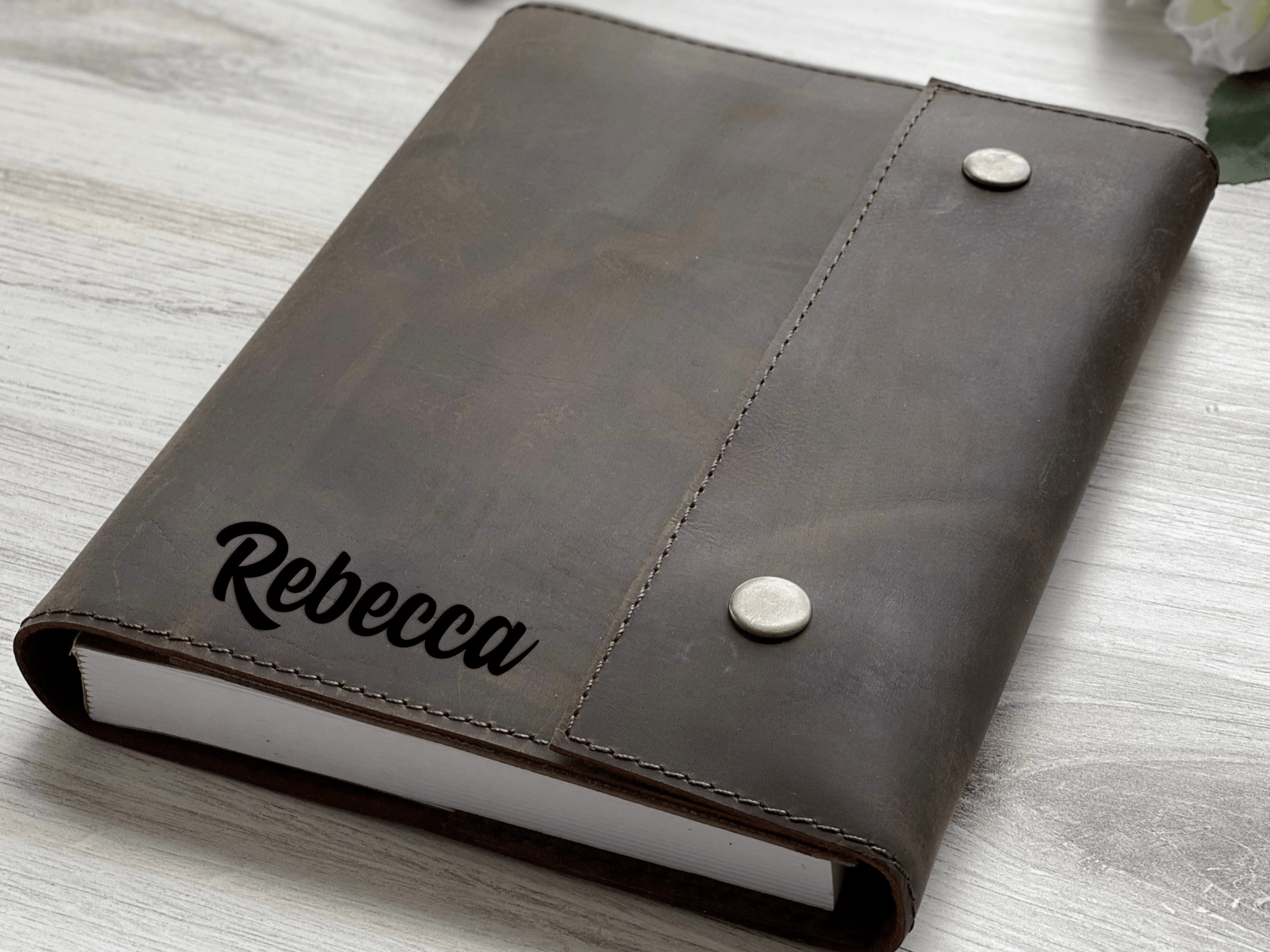 Refillable Leather Planner + 2022 Planner - #EngraveToRemember# - #product+tag# - 