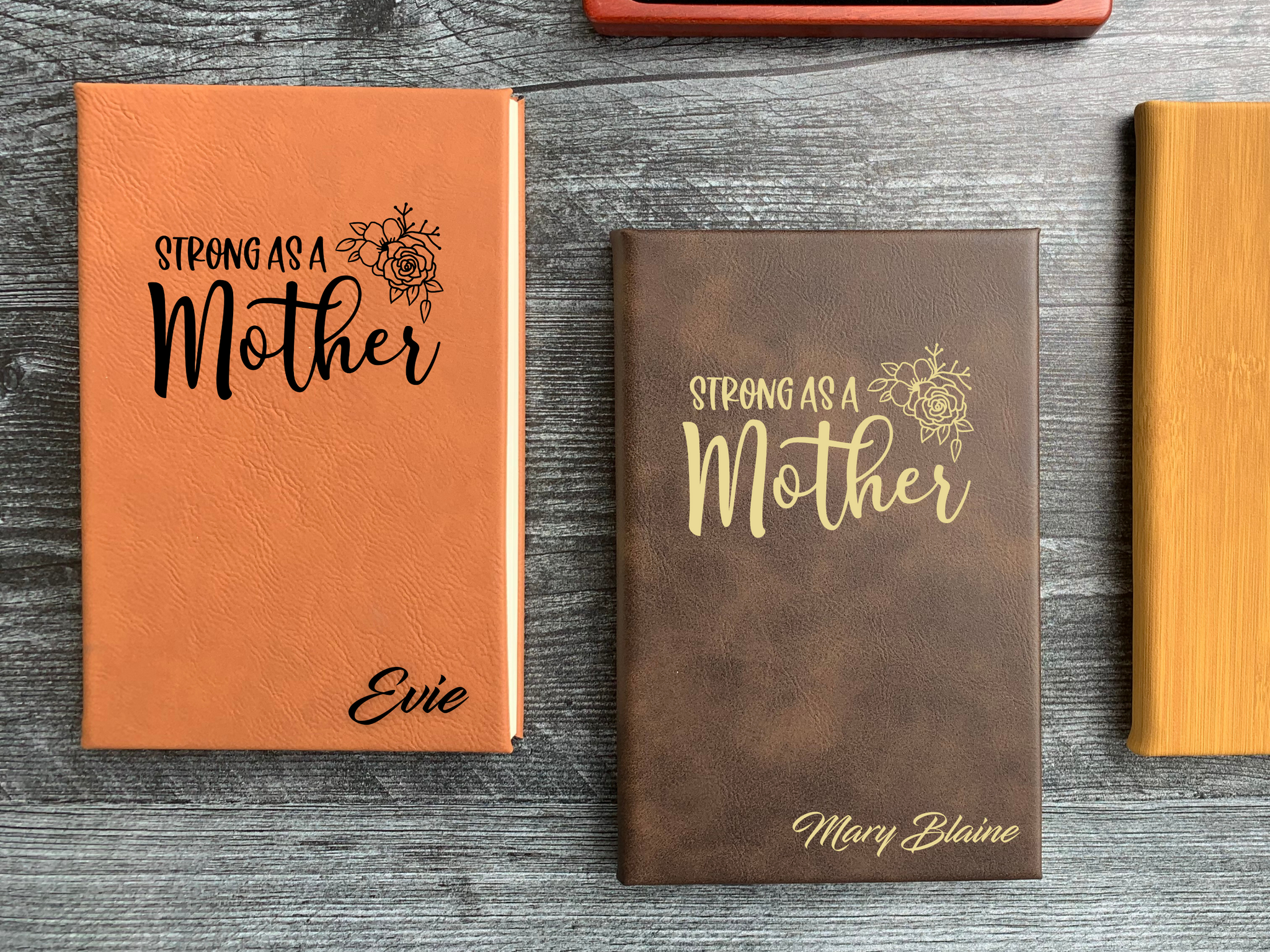 Mother's Day Journal, Strong As a Mom, Gift for Mothers