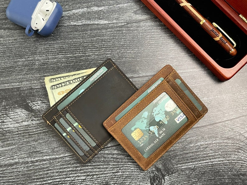 Thin Leather Wallet for Men