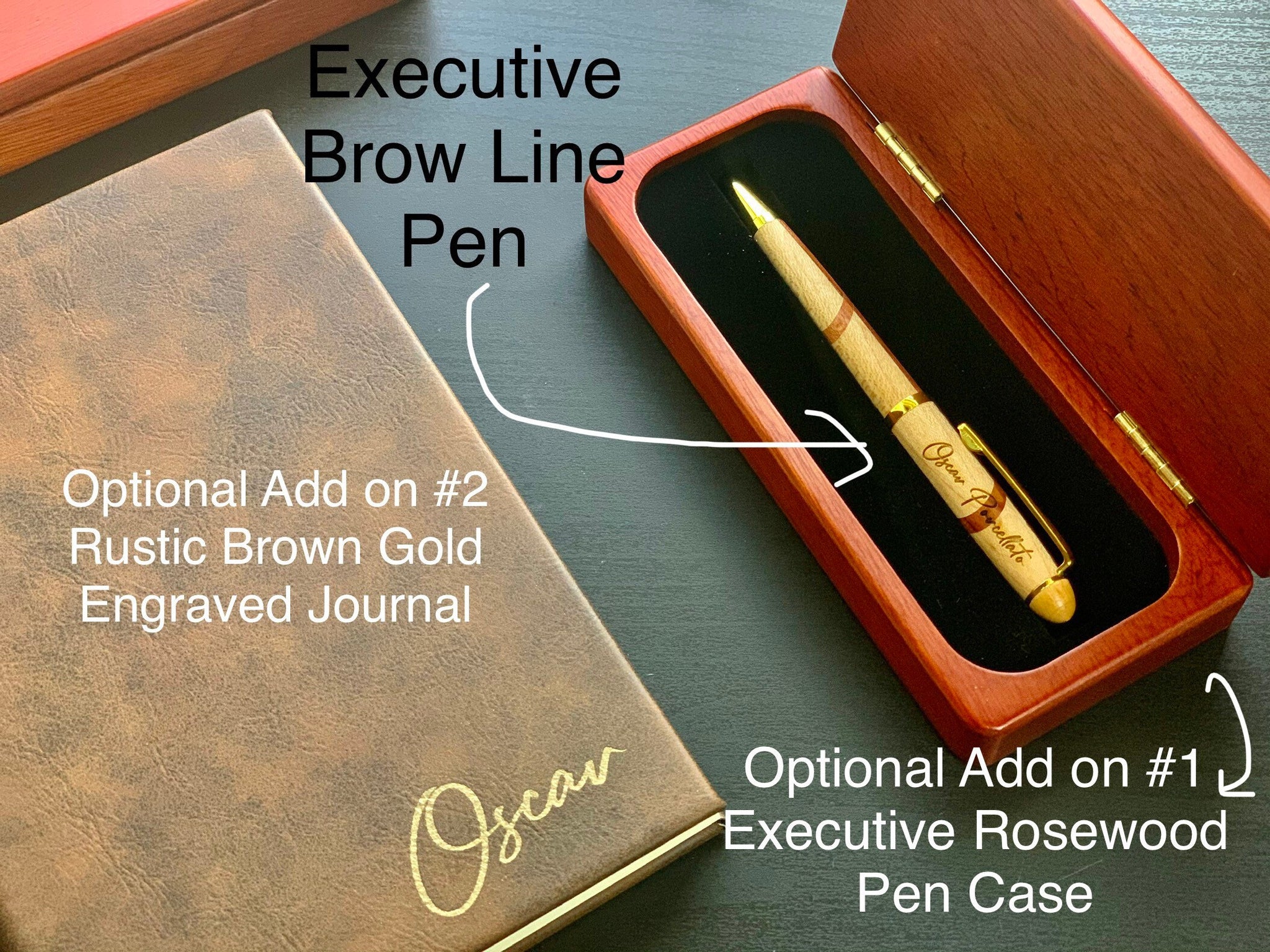 Executive Wooden Personalized Pen