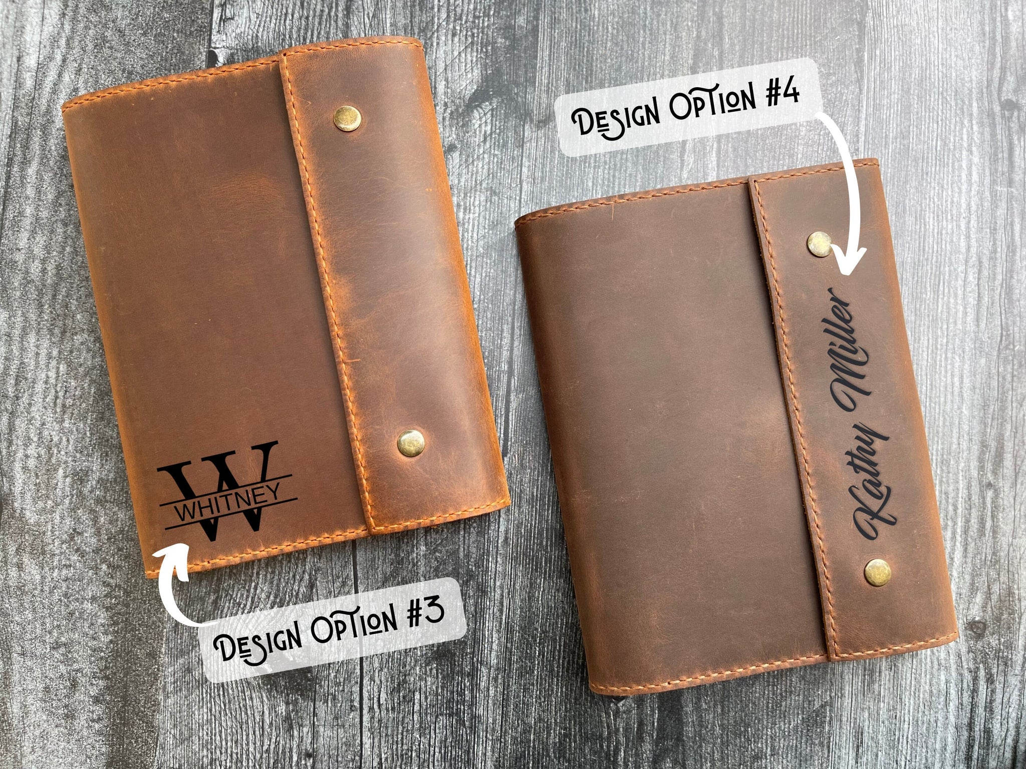 Personalized Leather Journal, A5 size Refillable Leather Cover, Bullet Journal with Journal, Travel Notebook,