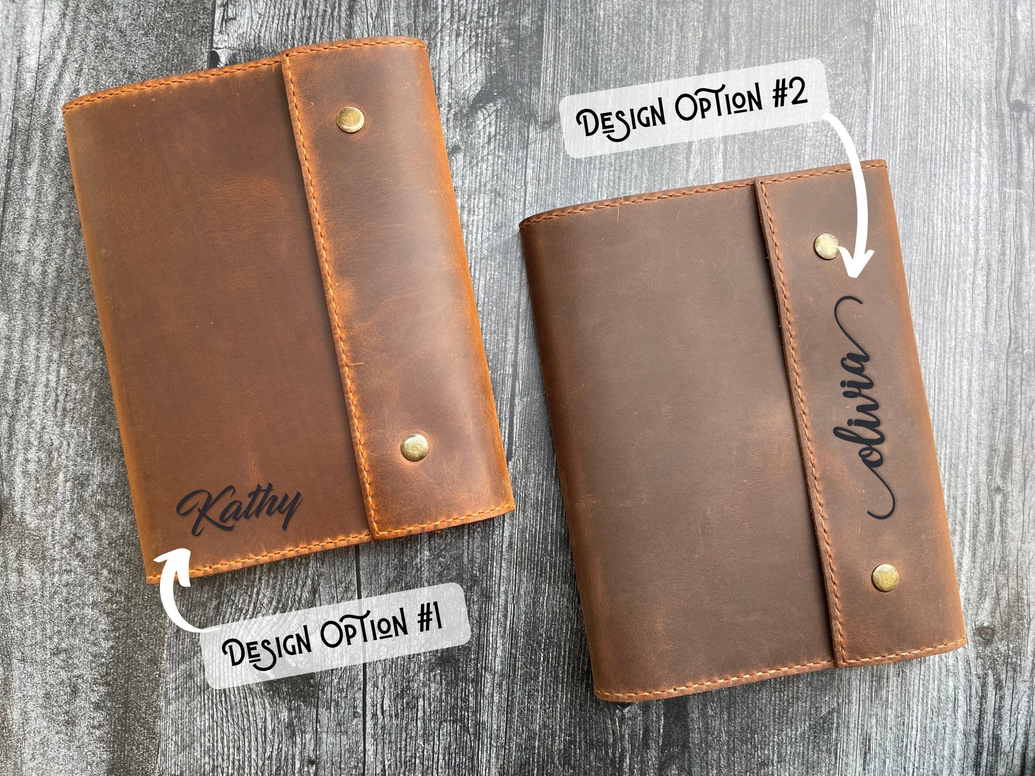 Personalized Leather Journal, A5 size Refillable Leather Cover, Bullet Journal with Journal, Travel Notebook,