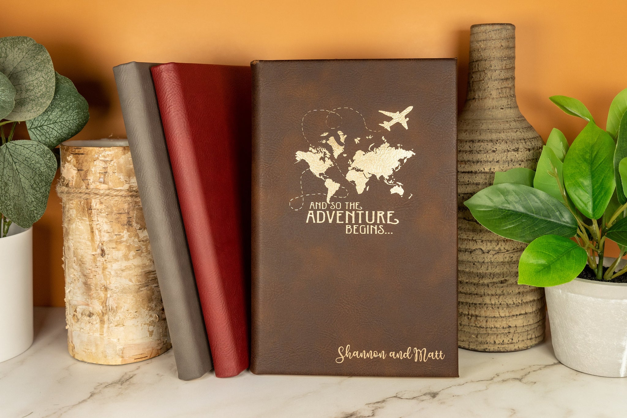 Customized Travel Journal, Travel Lover's Gift