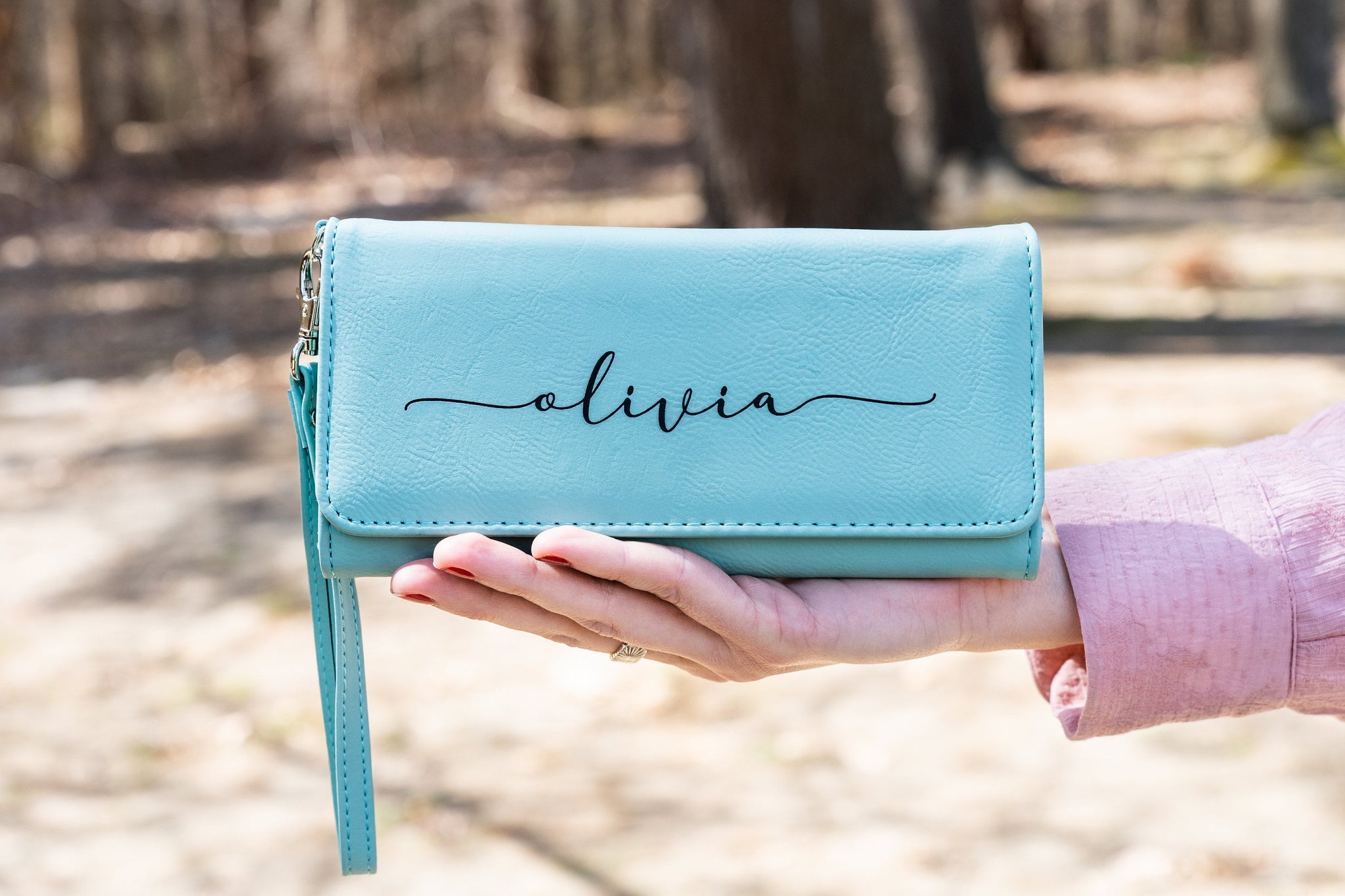 Personalized Purse for Mom, Mothers Day Gift, Vegan Leather Wallet, Gift for Her, Personalized Gifts for Mom