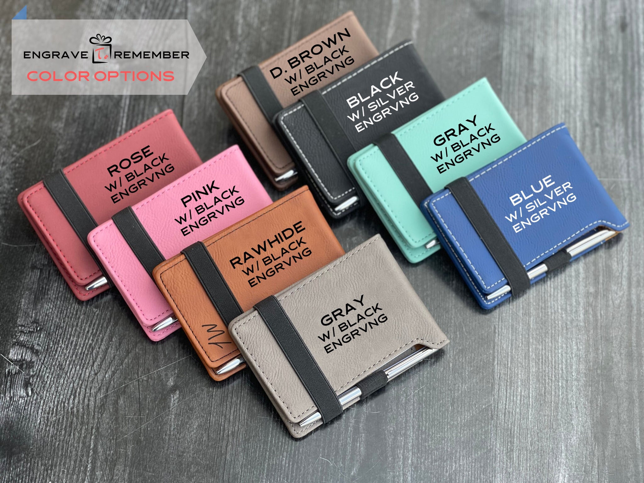 Personalized Mini Notepad with Pen Custom